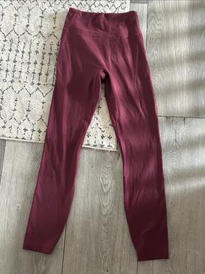 Cutest ❤️lululemon athletica Valentines Collection Women's Maroon Leggings thumbnail 5