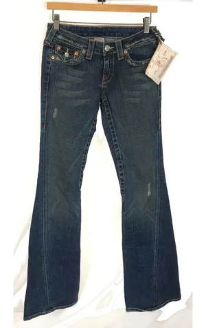 NWT Womens Size 27 27x34 True Religion Joey Classic Five-Pocket Flare Jeans thumbnail 1