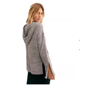 Free People Beach Women's Erica‎ Hoodie Gray Sz M thumbnail 2