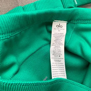 Alo Yoga Seamless Ribbed Favorite Bra Tank Spruce Green XS thumbnail 4