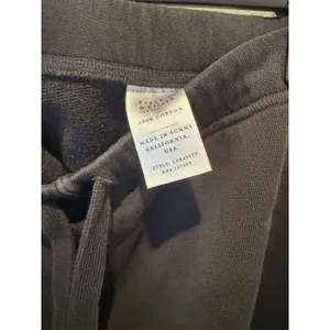 Frank & Eileen Pearl Favorite Sweatshorts Black Cotton Raw Hem LAB635TF thumbnail 7