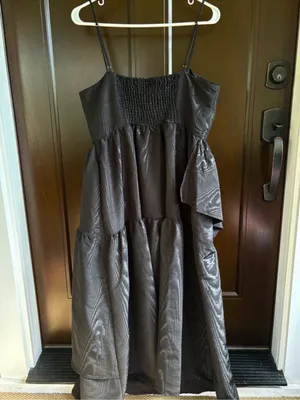 EUC Kate Spade X Target Tiered Midi Dress Black Size Medium thumbnail 12