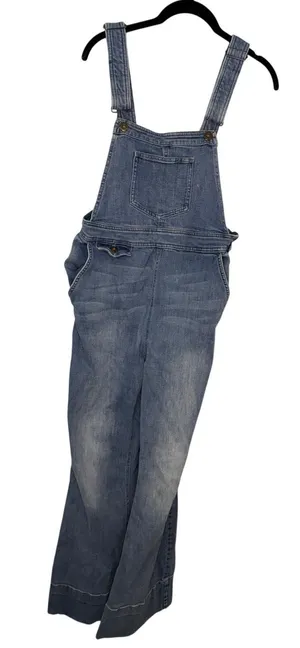 Pistola Denim Overalls Women's Size 28 Petite Medium Wash Bibs Anthropologie thumbnail 1