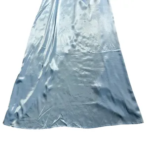 For Love & Lemons Pastel Blue Satin James Maxi Dress Womens M thumbnail 6