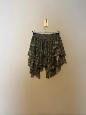 Free People Intimately All Season Half Slip Skirt in Olive Green Size‎ XS thumbnail 4