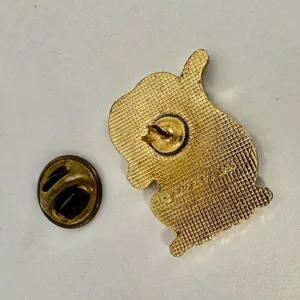 Vintage Centennia cat with Santa hat pin thumbnail 6