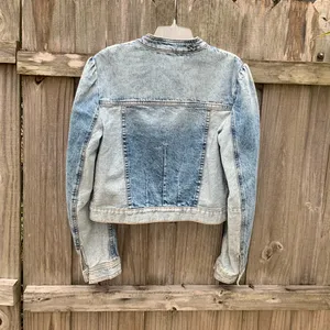 Free People Aubrey Jean Jacket thumbnail 7