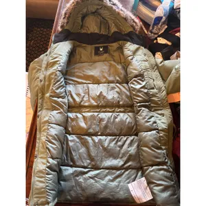 Spyder Coat Women Medium Sage Green Hooded Insulated Explorer Parka Outdoor‎ thumbnail 13