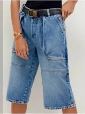 We The Free ( Free People) Havasu Slouchy Jorts thumbnail 1