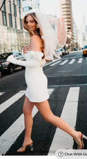 By Watters Mini Dress White Size 2 thumbnail 4