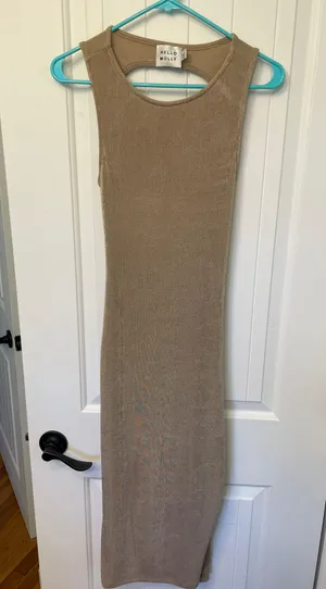 Hello Molly Gold Dress thumbnail 1