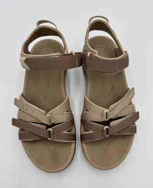 Teva Women’s Size 8 Sport Sandals 4266 Tan Brown Strappy Walking Hiking Shoes thumbnail 1