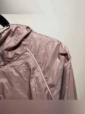 Noize Shiloh Mauve Windbreaker Rain Utility Jacket Pink Trim Size Small S thumbnail 3