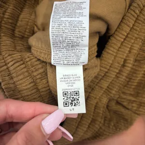 Old Navy High-Waisted Pull-On Corduroy Pants Wide Leg Womens Large Tall LT Brown thumbnail 9
