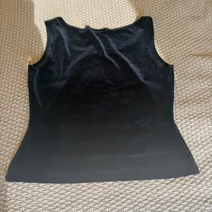 Vintage 90s Black Velvet Tank thumbnail 2