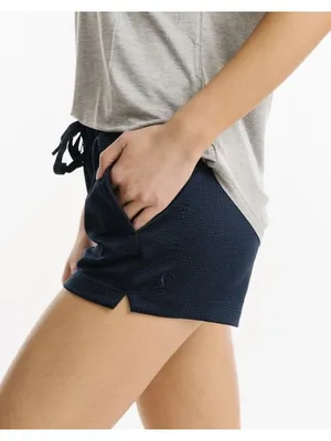 Zyia Active Women's Blue Relaxed Texture Shorts Size XL (Runs Small) NWT thumbnail 6