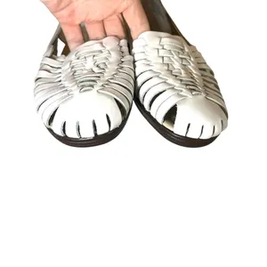 Softspots Trinidad Woven Leather White Huarache Flats Womens 6.5 Wide | New NWOT thumbnail 7