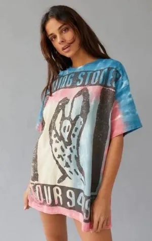 Urban Outfitters Rolling Stones Tie Dye S/M thumbnail 1