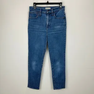 Madewell The Perfect Vintage Jean in Haight Wash Blue Comfort Stretch US 28 thumbnail 5