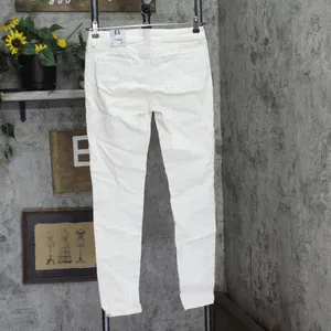 Rewash Juniors Ripped Natural Wash Skinny Jeans 2606602 Ivory Off White 5 thumbnail 2