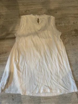 Gap White Sleeveless Lace Tank with Lace Detailing thumbnail 4