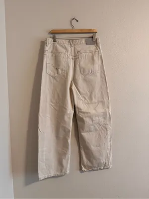 We The Free Straight Cream Jeans thumbnail 3