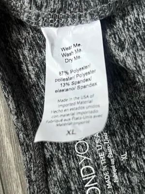 Beyond Yoga Gray Space Dye Longline Shelf Bra Cropped Tank Crossover Straps XL thumbnail 7