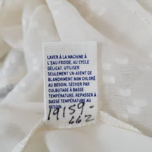 American Eagle Outfitters Cream Textured‎ Gauze V Neck Sleeveless Blouse Top S thumbnail 9