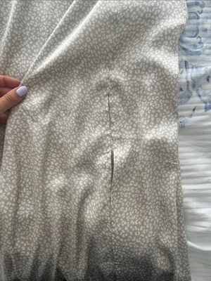 Abercrombie & Fitch Cream Printed Pencil Skirt thumbnail 5