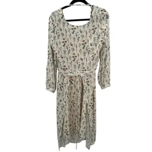 Comune Shafer Garden Print Dress Ivory Floral Long Sleeve Removable Top‎ NWT S thumbnail 3