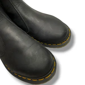 Dr. Martens 2976 Leonore‎ Chelsea Boots Womens 7 Black Faux Fur Lined Leather thumbnail 5