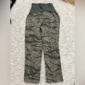 Maternity official US Air Force camouflage cargo pants size large 12 14 woman’s thumbnail 5