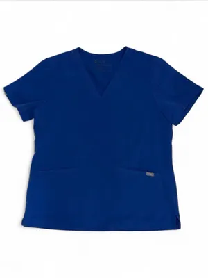 FIGS Technical Collection Blue Scrub Top Size Large thumbnail 3