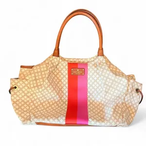 Kate Spade New York Spade Flower Jacquard Canvas Large Tote Diaper Weekender thumbnail 2