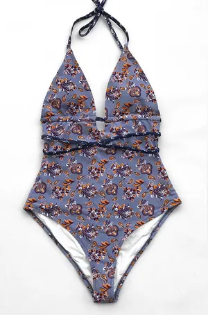 Cupshe Halter One-Piece Swimsuit thumbnail 1