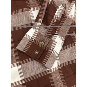 Abercrombie & Fitch Women Soft AF Oversized Flannel Shirt Plaid L Chore Ranch thumbnail 6