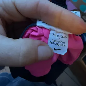 Nike Gray and Pink Heritage Active Shorts thumbnail 3