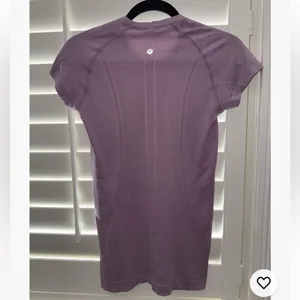 Lululemon Swiftly Tech Short Sleeve Crew Lilac Quartz Size 6 thumbnail 4