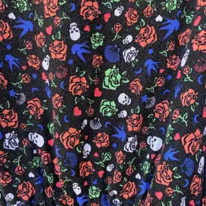 Divided H&M Floral Skulls Dress‎ thumbnail 7