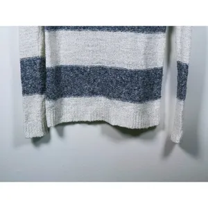 Y2K Abercrombie & Fitch Striped Sweater Womens S Blue White Preppy 2000s Bella thumbnail 9
