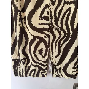 Corey Lynn Calter Brown Zebra Maxi Tee Dress Anthropologie Size Small thumbnail 8