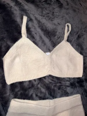 Princess Polly Nyla Bralette & Biker Short Set in Beige thumbnail 7