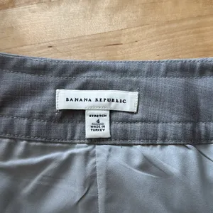 Banana Republic Stretch Wool Gray Heather Pencil Skirt, 4 thumbnail 5