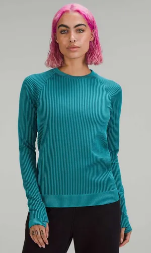 Lululemon Rest‎ Less Pullover
Colour Rib Green Jasper / Oceanic thumbnail 1