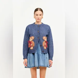Viral Luna + Ivy TEDDY CARDIGAN thumbnail 4
