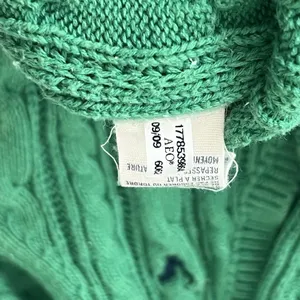 American Eagle Women’s V Neck Cable Knit Sweater S Y2K 2000s Elena Gilbert Bella thumbnail 5
