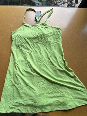 Women's NEW Vibrant Green Exercise Dress with Adjustable Straps Size XS #260370 thumbnail 1