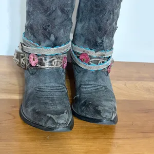 Durango Womens 12in Lifestyle Western Boots Black Distressed DCRD146 Size 8.5M thumbnail 5