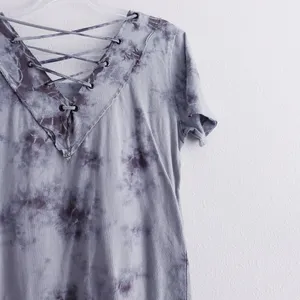 Affliction Amber's Creek Tie Dye Edgy Short Sleeve Top thumbnail 6