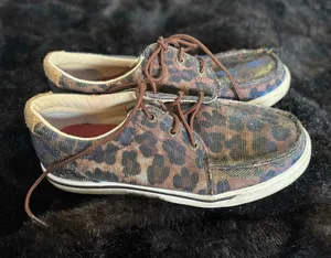 Twisted X Womens Animal Print Moc Toe Sneakers Size 6 WCA0023 thumbnail 1